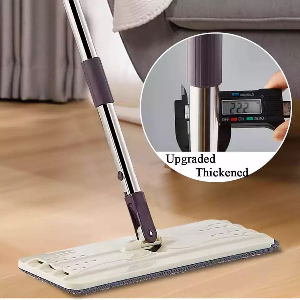 Flat Magic Easy Cleaning Mop, Floors Squeeze Flat Mop, Kitchen Floor Cleaning Tool, Flat Squeeze Mop and Bucket, Hand-Free Wringing Floor Cleaning Mop, Wet or Dry Usage Magic Automatic Spin Self Cleaner Flat Magic Easy Cleaning Mop, Floors Squeeze Flat Mop, Kitchen Floor Cleaning Tool, Flat Squeeze Mop and Bucket, Hand-Free Wringing Floor Cleaning Mop, Wet or Dry Usage Magic Automatic Spin Self Cleaner